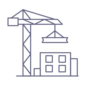 shows healthcare icon representing an industry.