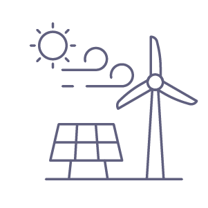 shows healthcare icon representing an industry.